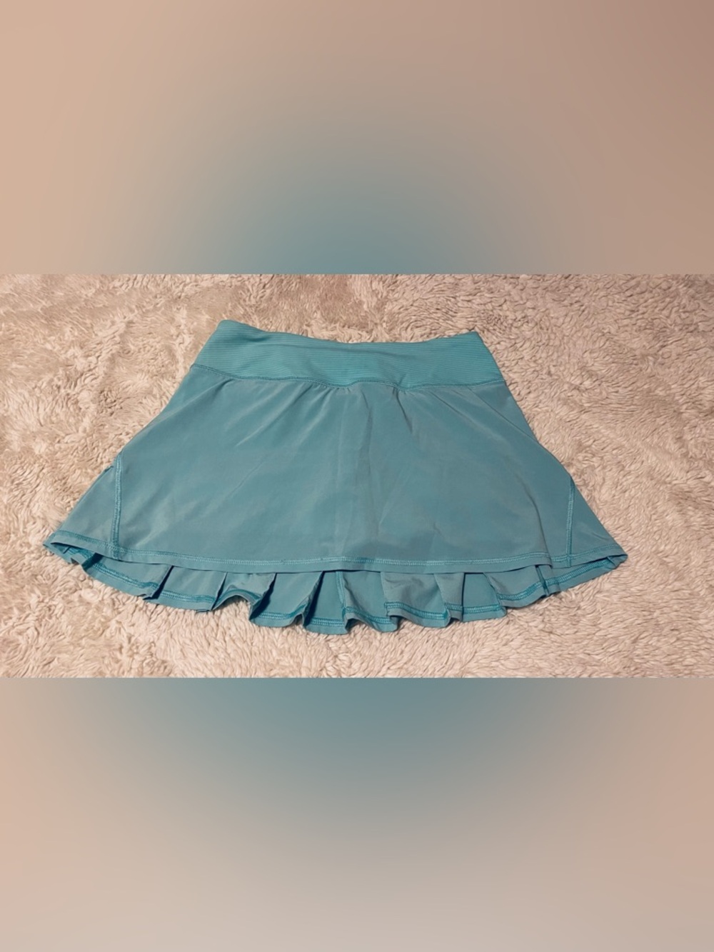 Rare Lululemon Run Pace Setter Skirt Angel Blue Size 4 - Retired 2012 Edition